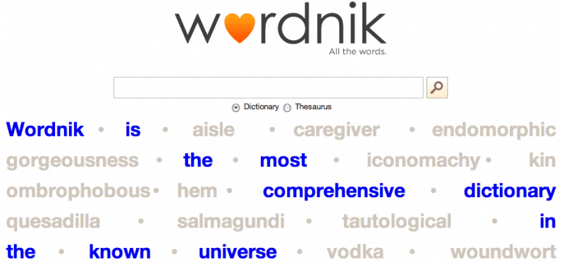 Wordnik App