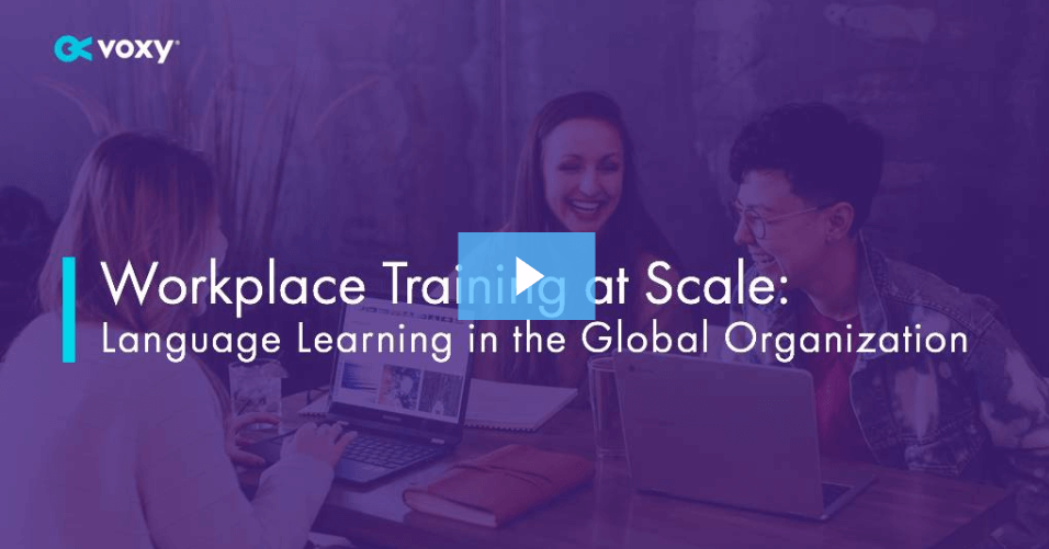 wokrplace training at scale - language learning in the global organization - recording