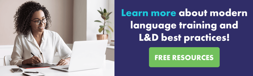 Learn more about modern language training and L&D best practices!