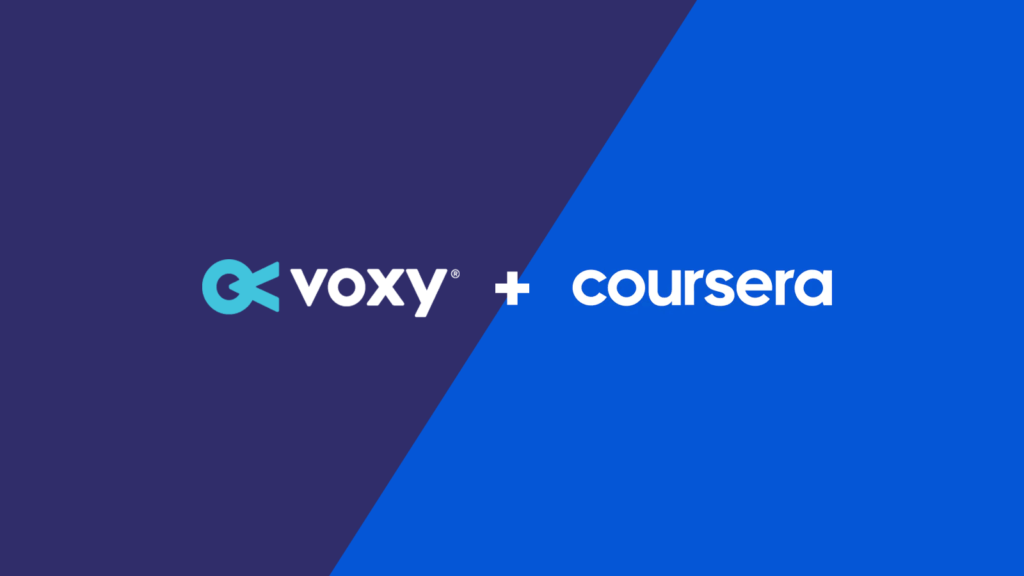 Voxy faz parceria com Coursera para oferecer oportunidades de desenvolvimento profissional